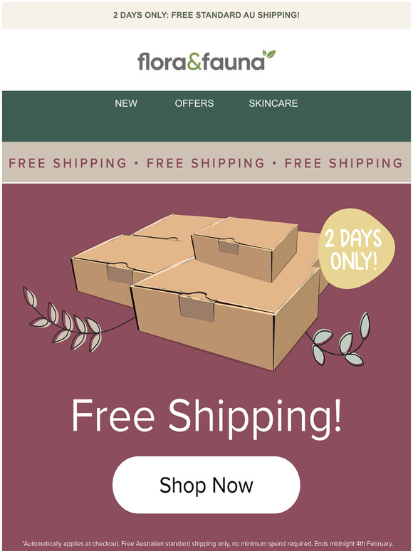 🚚 Free Shipping On All Orders | 2 Days Only! 📦