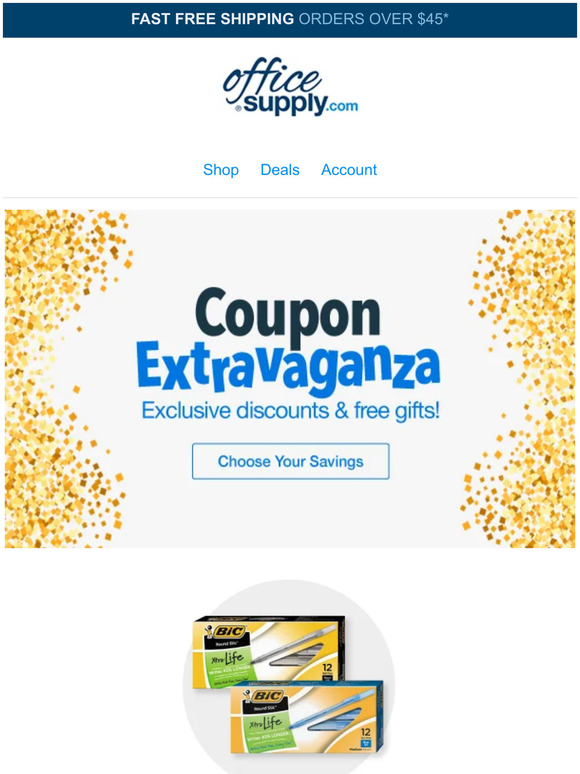 This email is FULL of coupons!