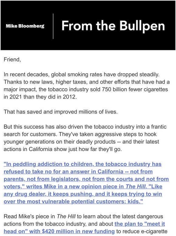 The tobacco industry won't quit trying to hook kids on smoking