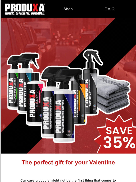 Premium car care products at 40% OFF!