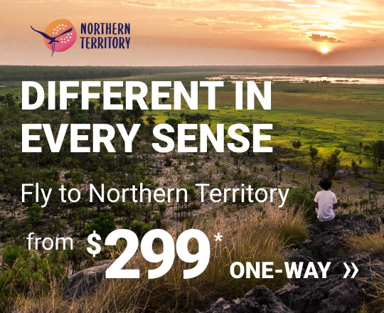 Fly to the Northern Territory, different in every sense