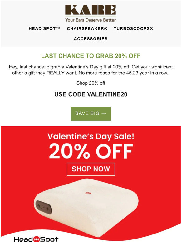 Grab 20% off while you still can 💔