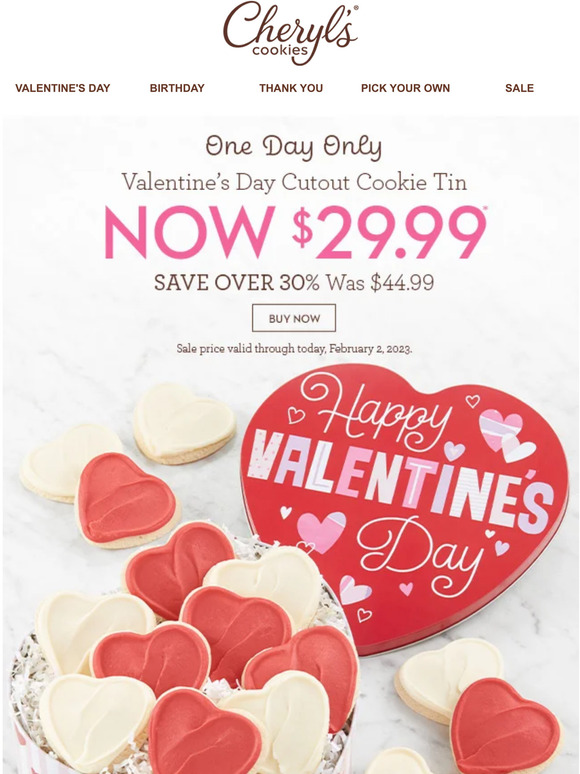 Just $29.99 for buttercream-frosted delights >> one day only!