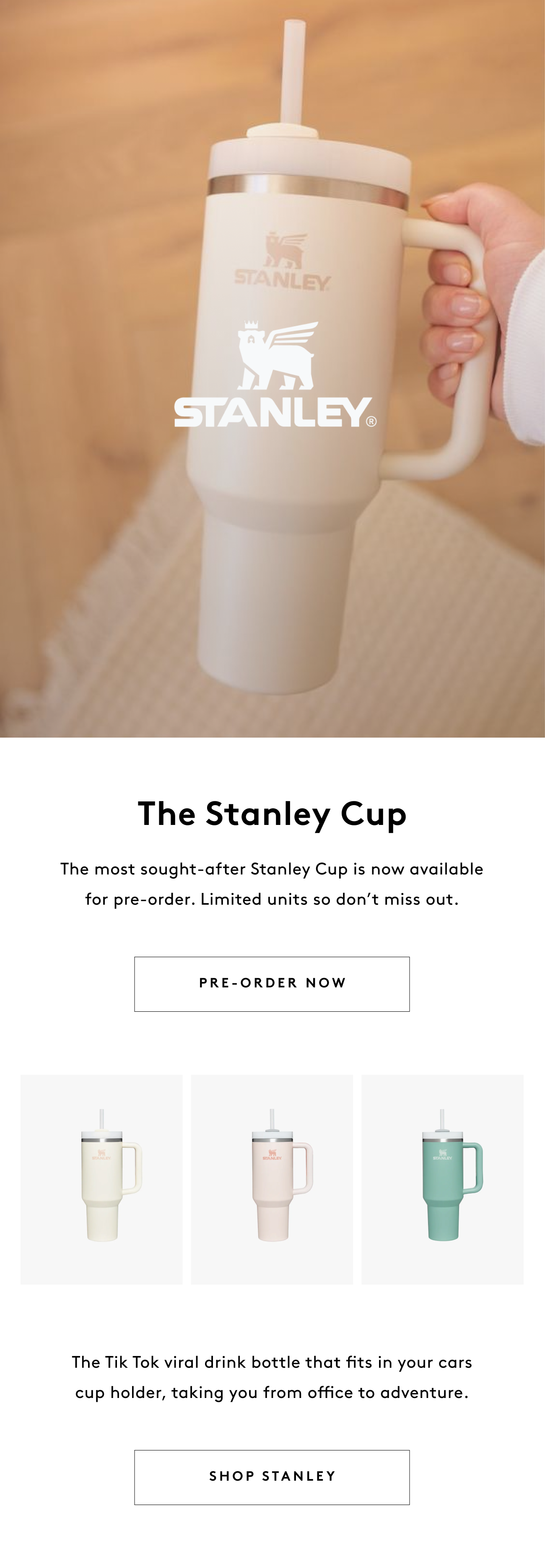 Superette Viral tiktok Stanley Cup is now up for preorder! Milled