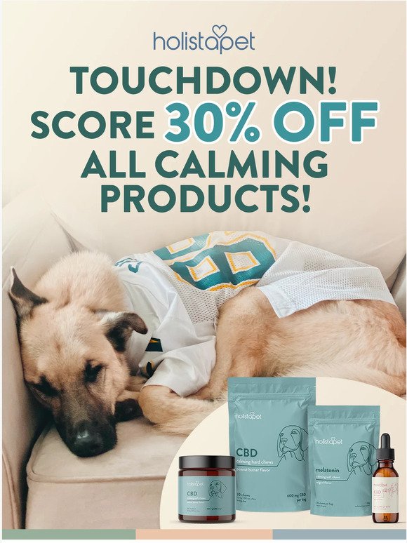 Touchdown! 🏈 30% Off Calming Products!