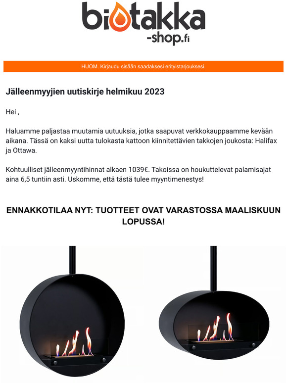 UUTUUS - kattoon kiinnitettävät takat!