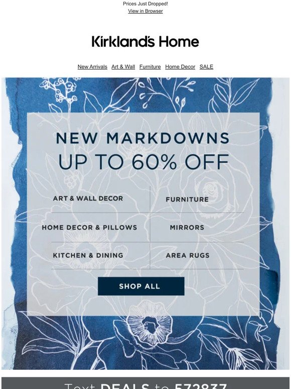 Up to 60% OFF - Shop New Markdowns!