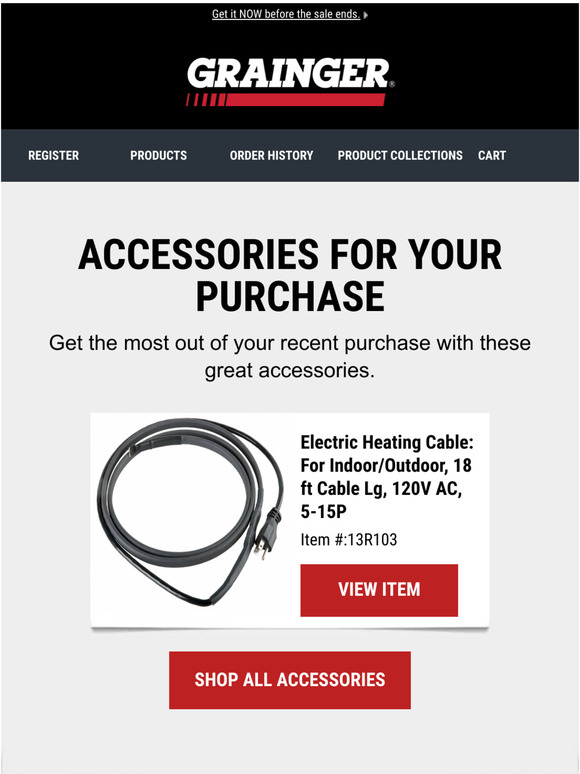 Grainger Email Newsletters Shop Sales, Discounts, and Coupon Codes