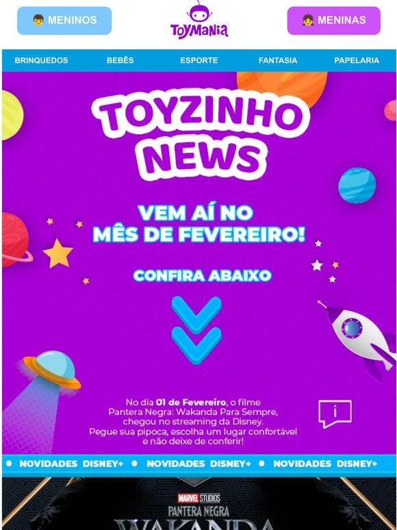 Toyzinho News! Novidades de Fevereiro! 📰