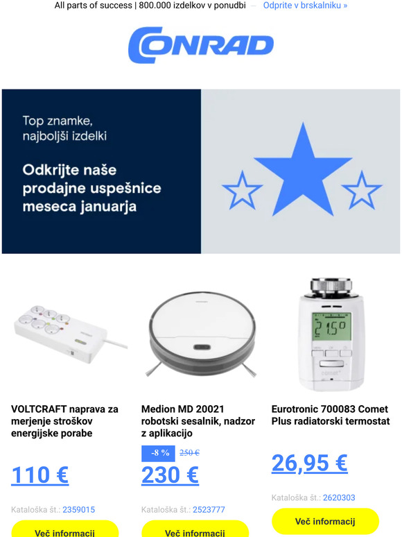 🏆 Odkrijte naše prodajne uspešnice meseca januarja!