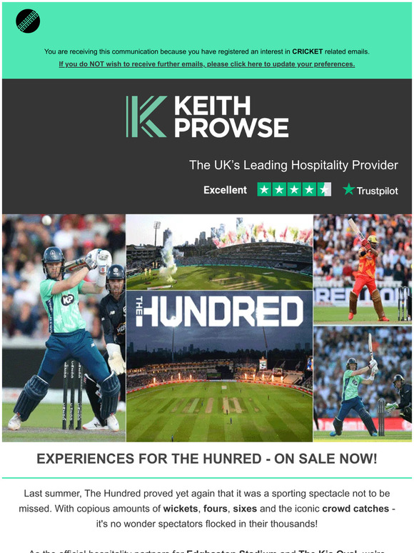 The wait is over... The Hundred is on sale now! 🏏