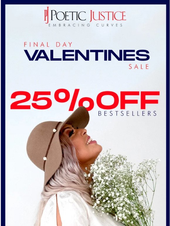 ❤ Final Day: Don't Miss Our Valentines Sale! ❤