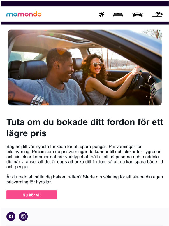 Tut tut - ditt bättre pris är här 🚗