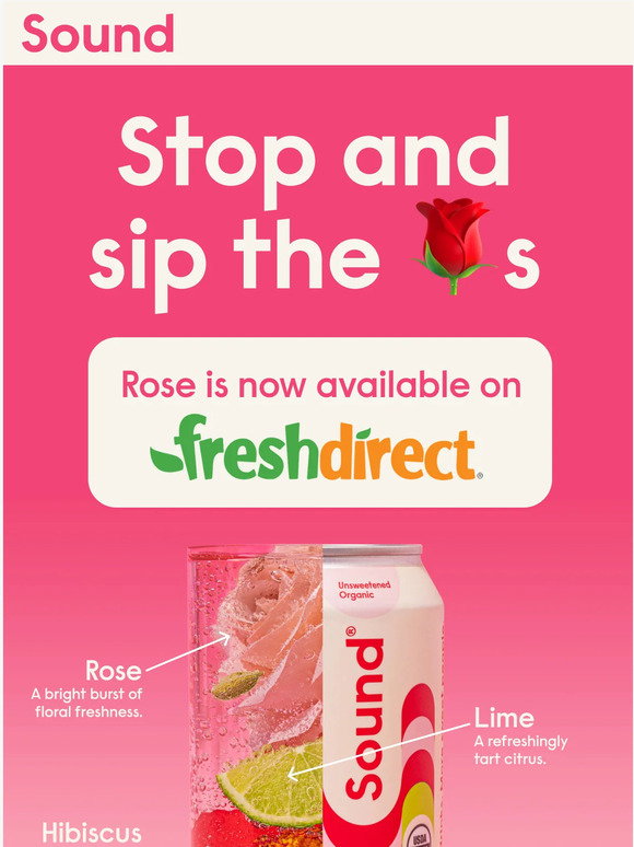 Sound: Big News: Rose is now on Fresh Direct! 🌹 | Milled