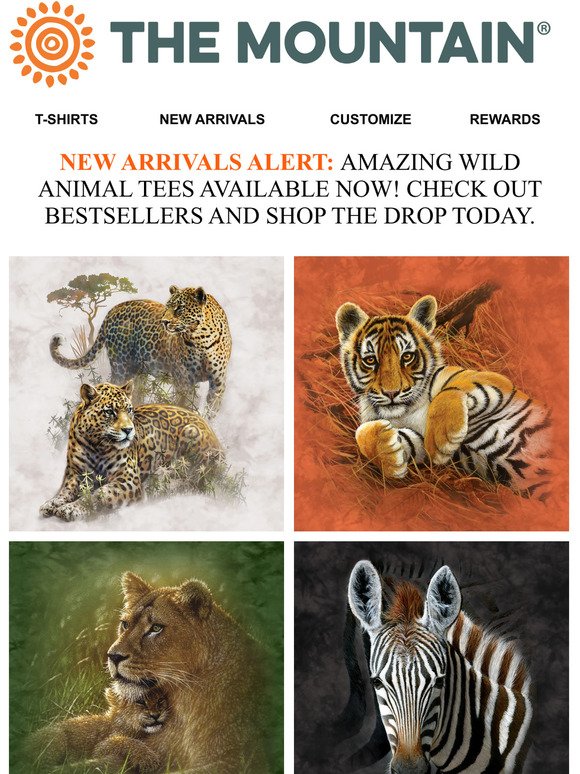 NEW! Wild Animal Designs You Will Love