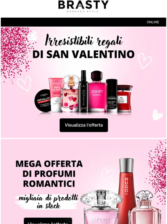 OGGI: ❤️ Regali di San Valentino First Minute! ❤️ Sconti extra