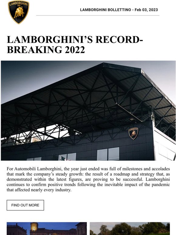 Lamborghini’s Record-Breaking 2022