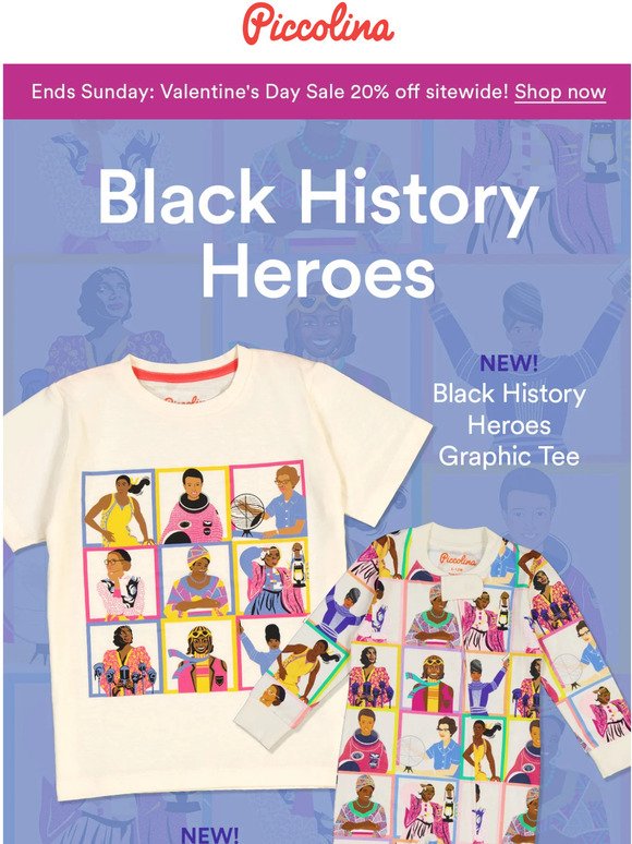 Meet our Black History Heroes Capsule Collection!