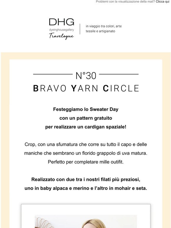 Bravo Yarn Circle 30: SWEATER DAY 2023!