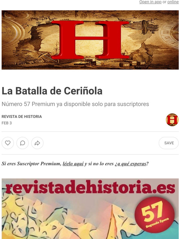 Revista de Historia La Batalla de Ceriñola Milled