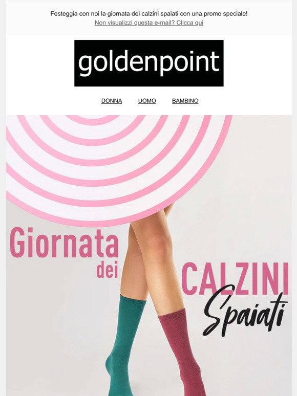 Giornata dei calzini spaiati: 4+1 OMAGGIO!