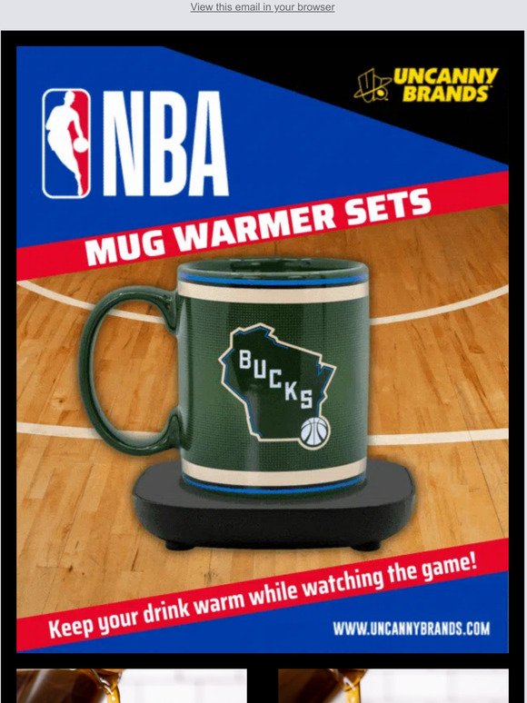 Uncanny Brands Boston Celtics Logo Mug Warmer with Mug