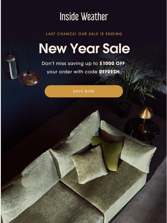 LAST CALL: Don’t miss our New Year Sale!