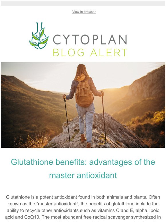 Glutathione benefits: advantages of the master antioxidant