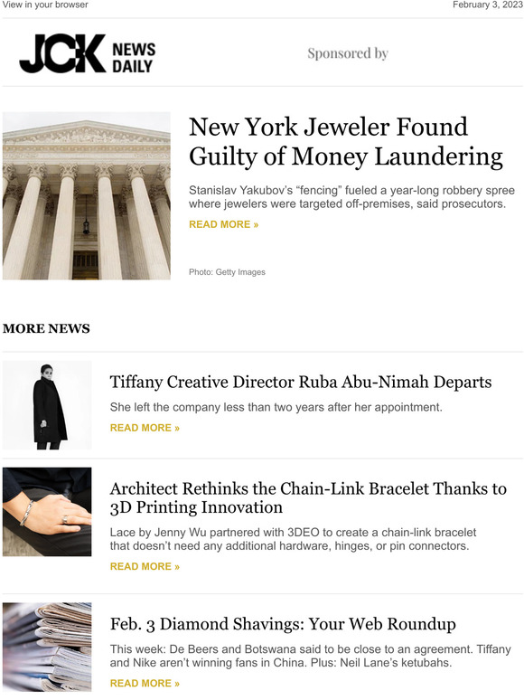 New York Jeweler Found Guilty of Money Laundering