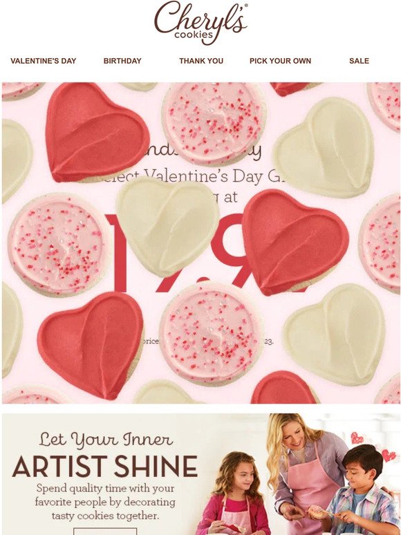 Discover heartfelt valentines starting at $19.99.