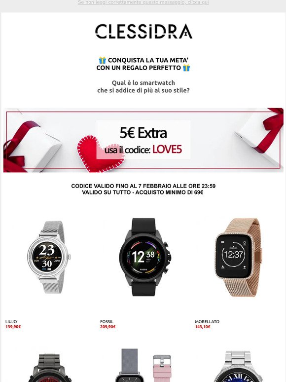💖 5€ EXTRA 💖  Speciale Smartwatch ⌚