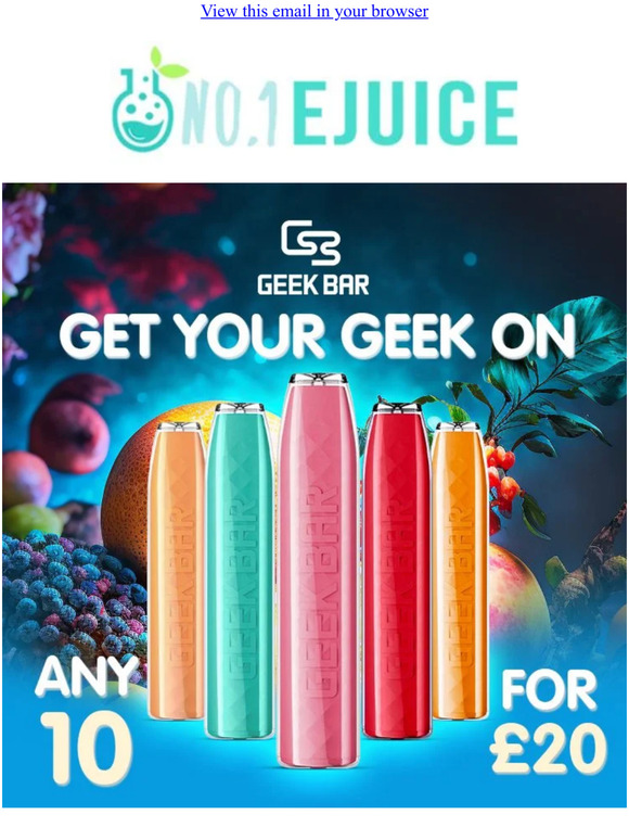 We're Practically Giving Geek Bars Away