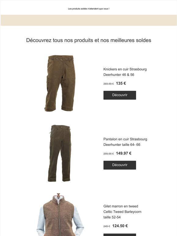 Dernière opportunité pour profiter de nos soldes