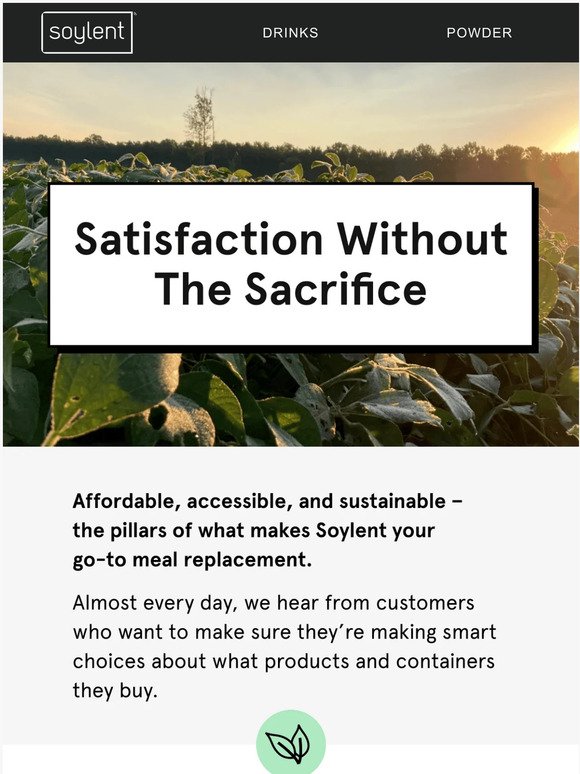 Satisfaction Without The Sacrifice 🌱