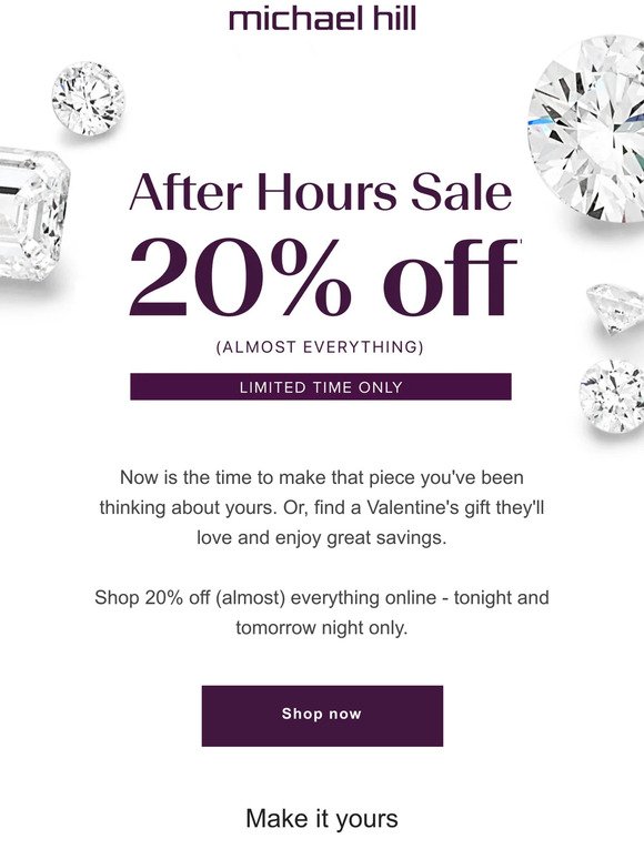 20% off almost everything
