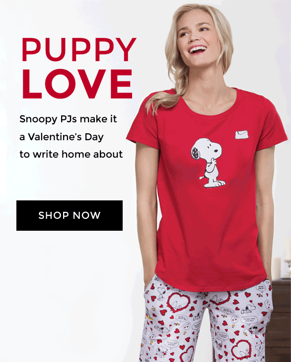 Pajamagram Straight From The Heart ️Snoopy PJs for Valentine’s Day
