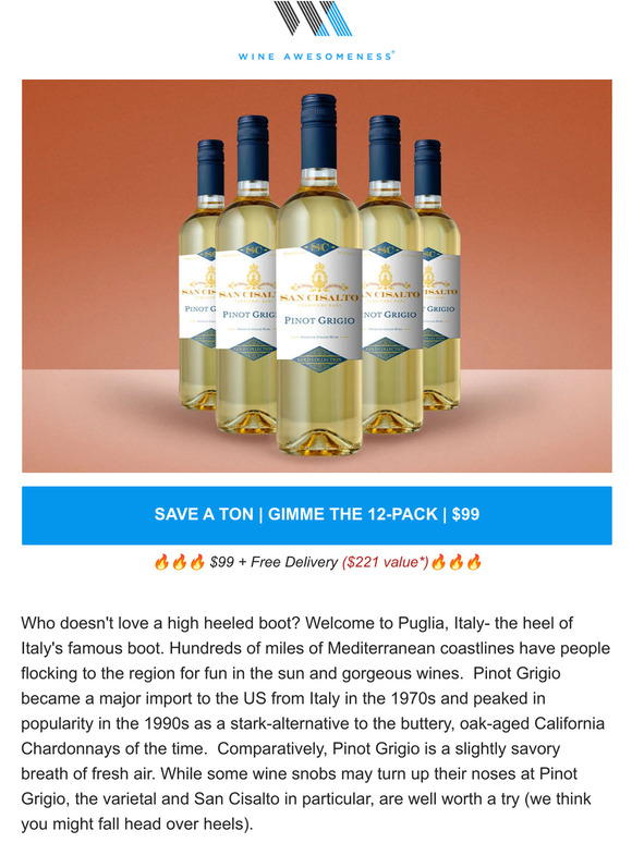 LAST CALL... the pinot grigio you need in your life...