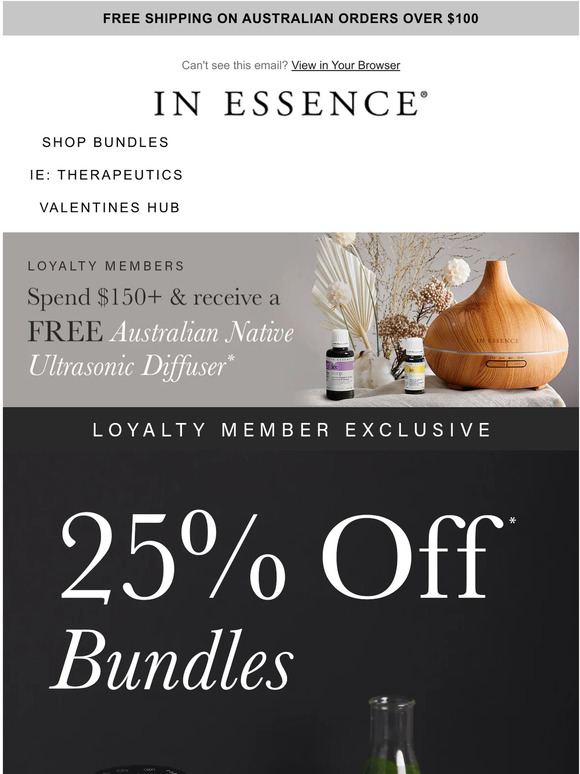 Indulge in Love with 25% Off Our Valentine's Day Bundles