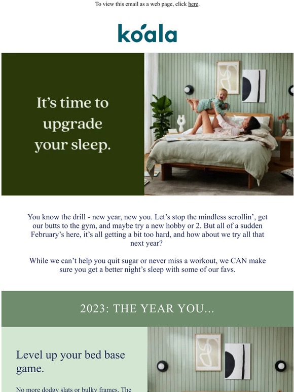 2023 Resolutions to up your bedroom game