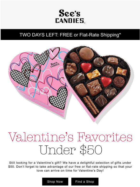 See's Candies: Final Days to Send ️ with Standard Shipping! | Milled