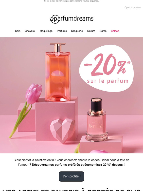 ParfumDreams.FR: 20 %* de réduction sur les parfums ⚡ | Milled