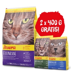 Josera Culinesse 10kg + Josera Marinesse 400g & Josera NatureCat 400g GRATIS