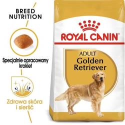 Royal Canin Adult Golden Retriever 12kg - karma dla psów rasy Golden Retriever powyżej 15-tego mies