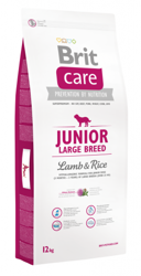 Brit Care Junior Large Breed Lamb & Rice 12 kg - sucha karma dla młodych psów ras dużych jagnięcina