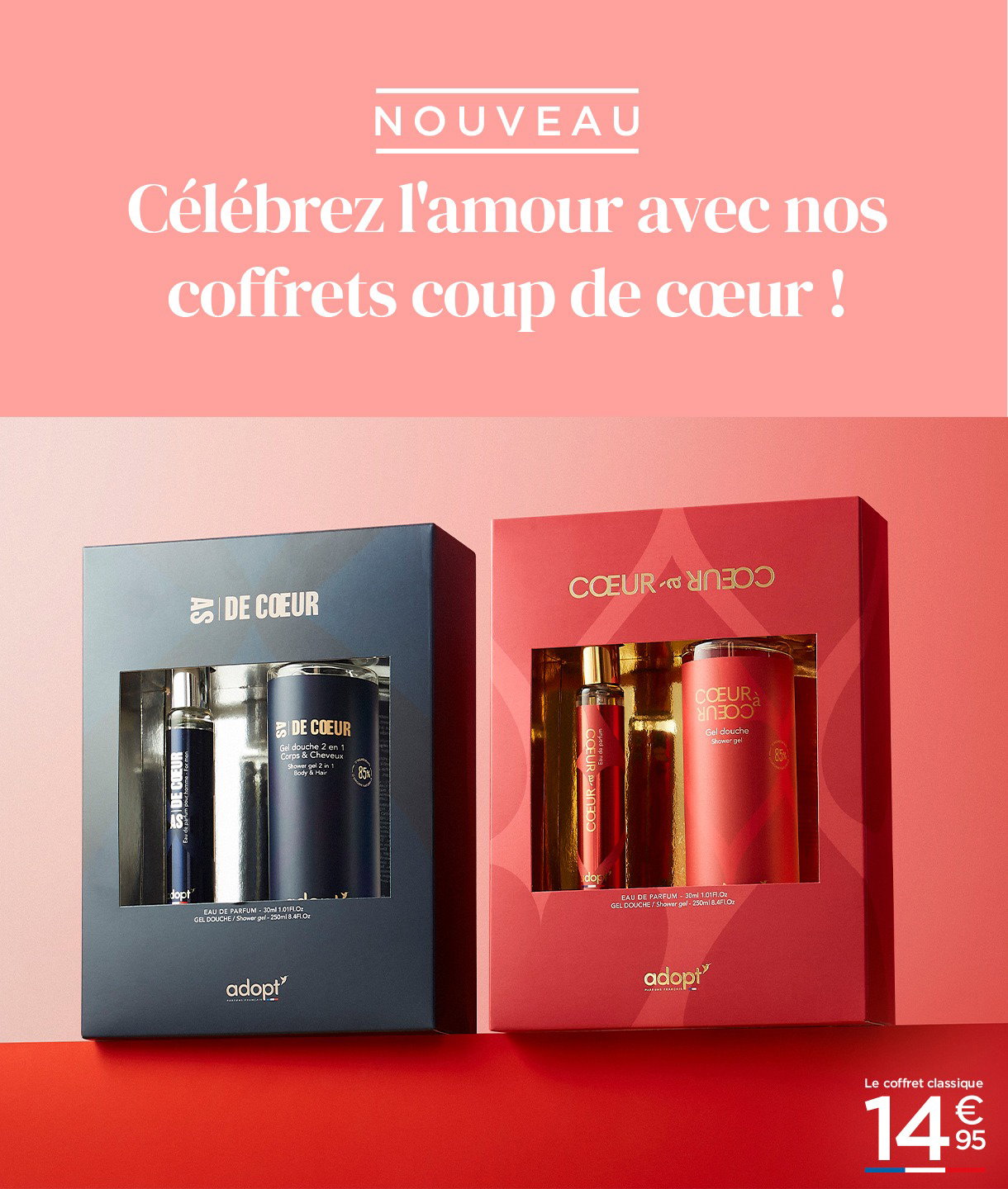 Découvrez nos nouveaux coffrets Saint-Valentin ! 