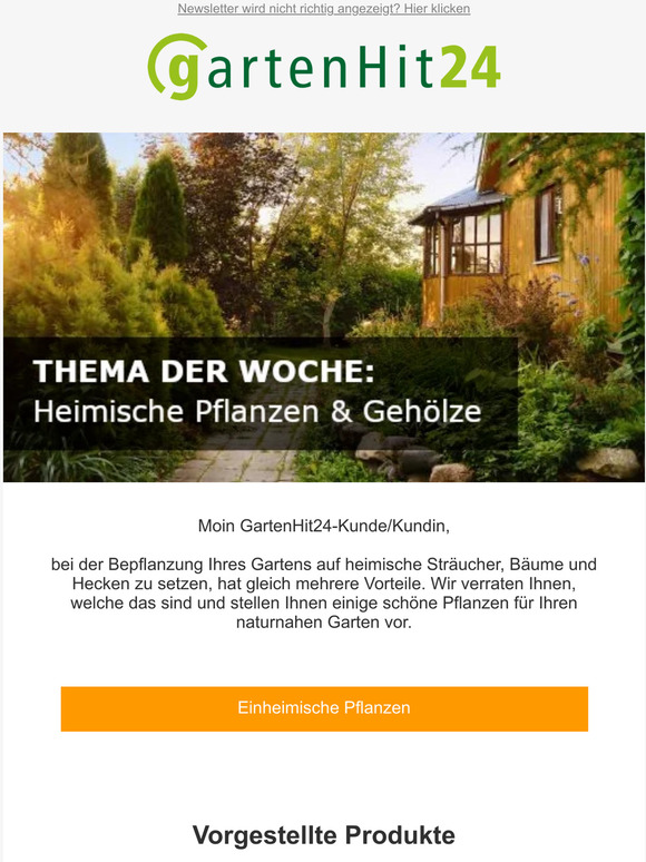 Heimische Pflanzen und Gehölze für Ihren Garten !