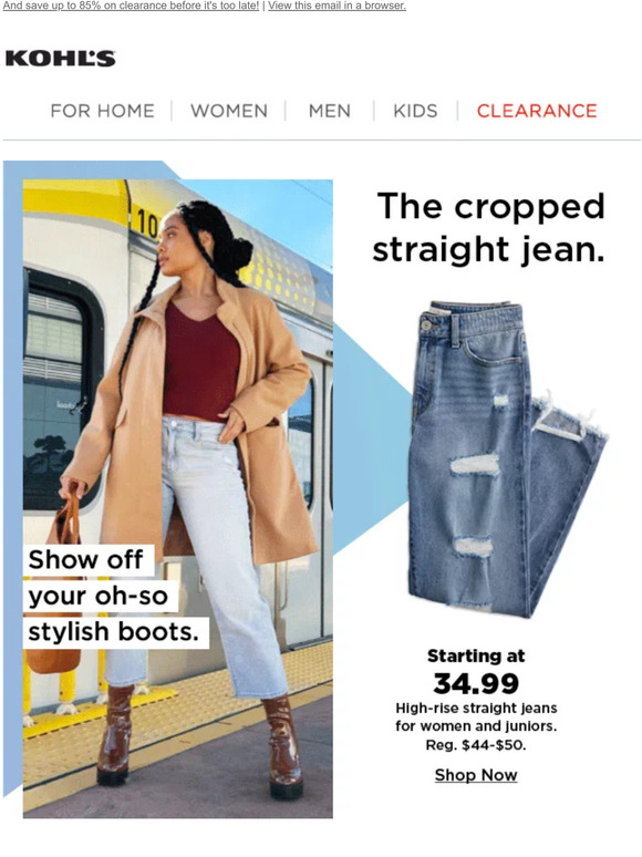 kohls max flex jeans