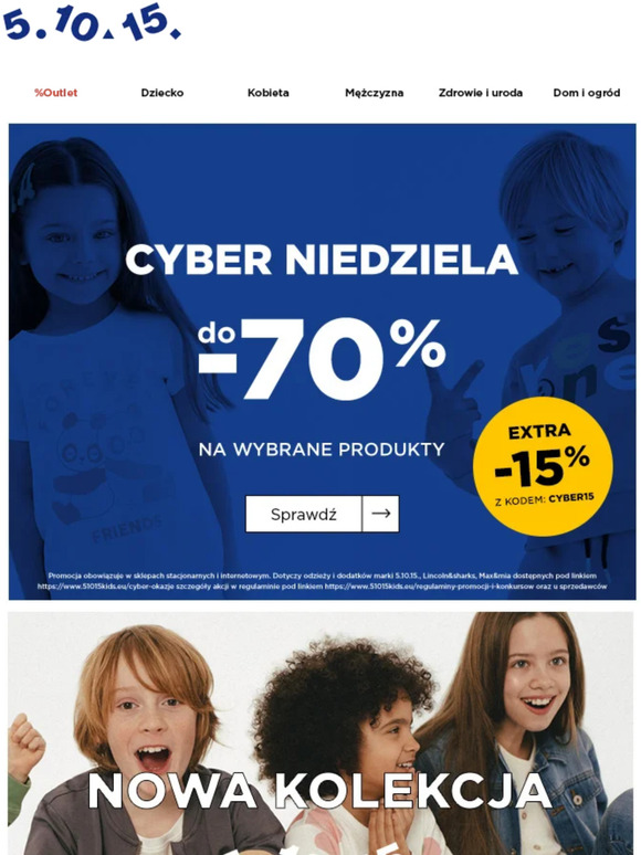WOW! ✂️ Extra -15% do wyprzedaży z kodem: CYBER15 💙