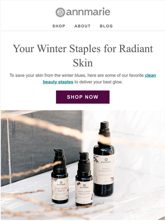 Your anti-aging faves for winter