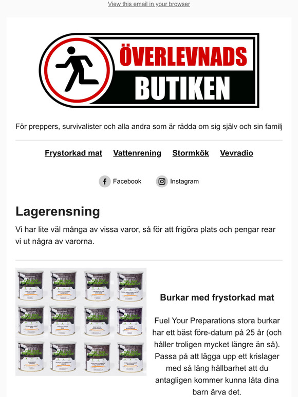 Lagerrensning